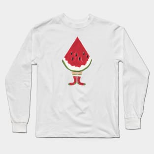 Watermelon Socks Long Sleeve T-Shirt